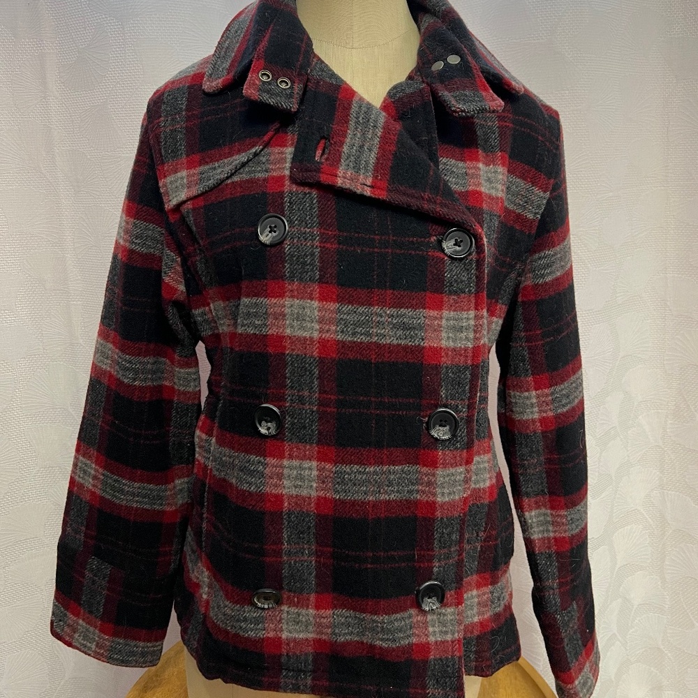 Woolrich Wool Short Pea Coat